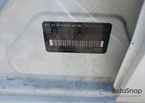 2014 Mitsubishi Mirage Es from USA, damaged, VIN ML32A4HJ0EH003728